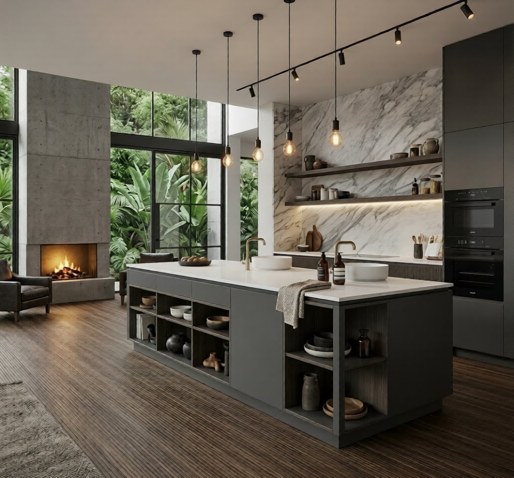 Cucina moderna ristrutturata a Settimo Torinese