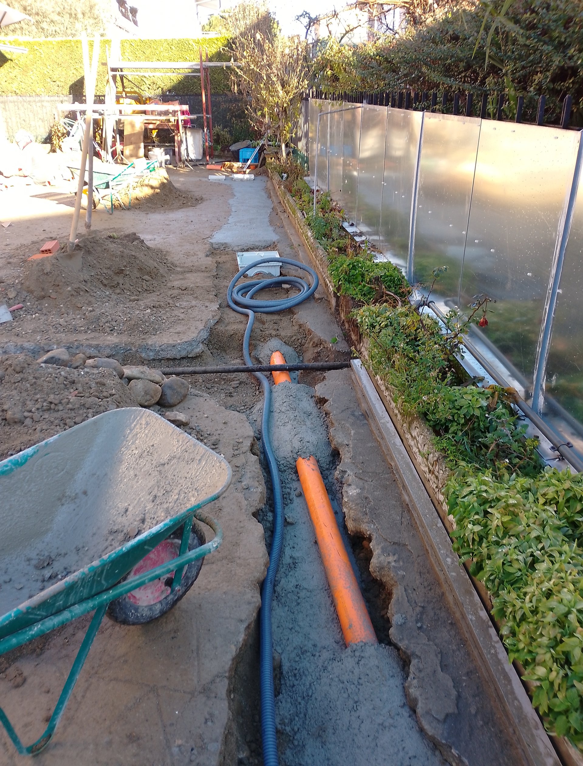 Rifacimento cortile con posa luserna - Settimo Torinese - ReBuild