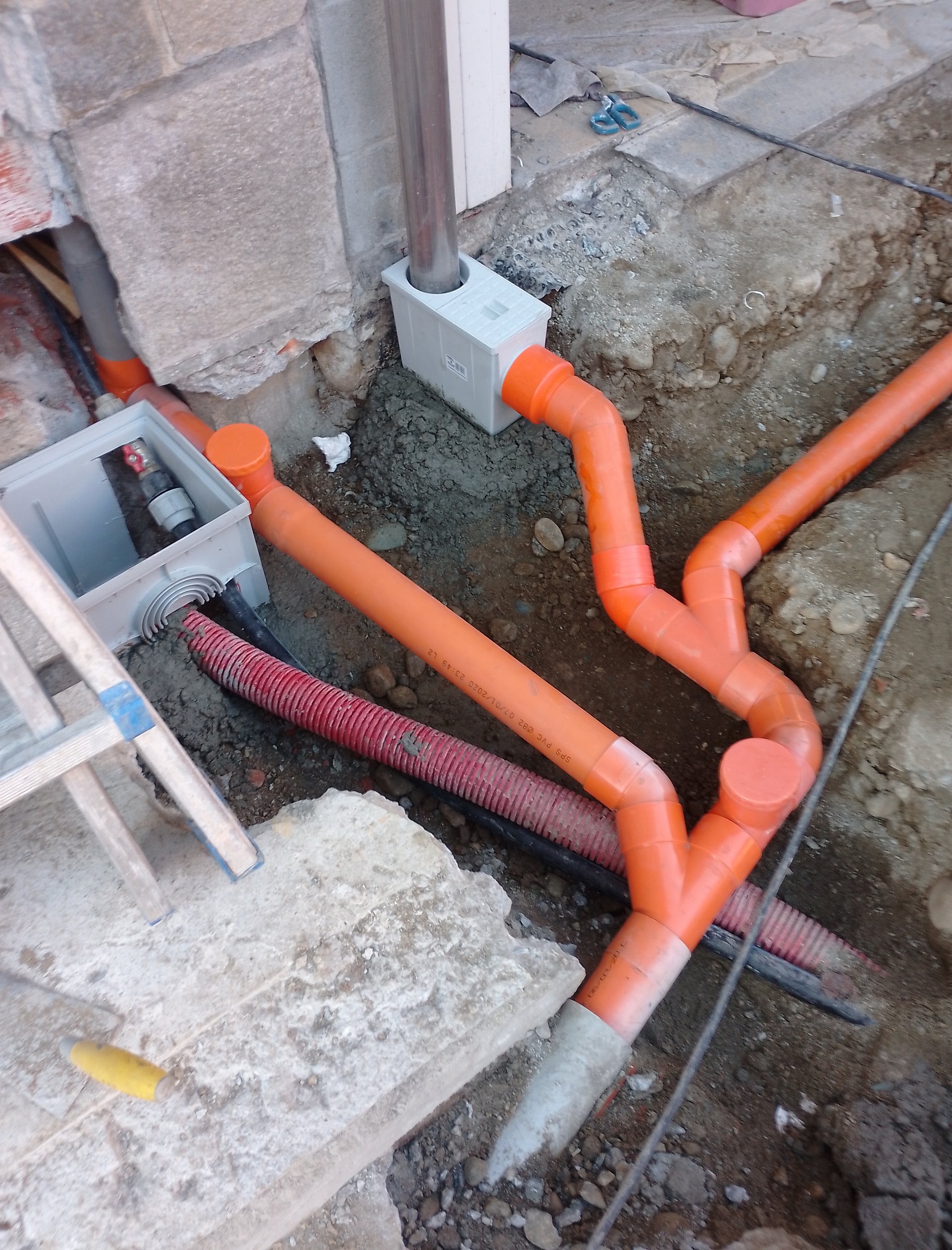 Rifacimento cortile con posa luserna - Settimo Torinese - ReBuild