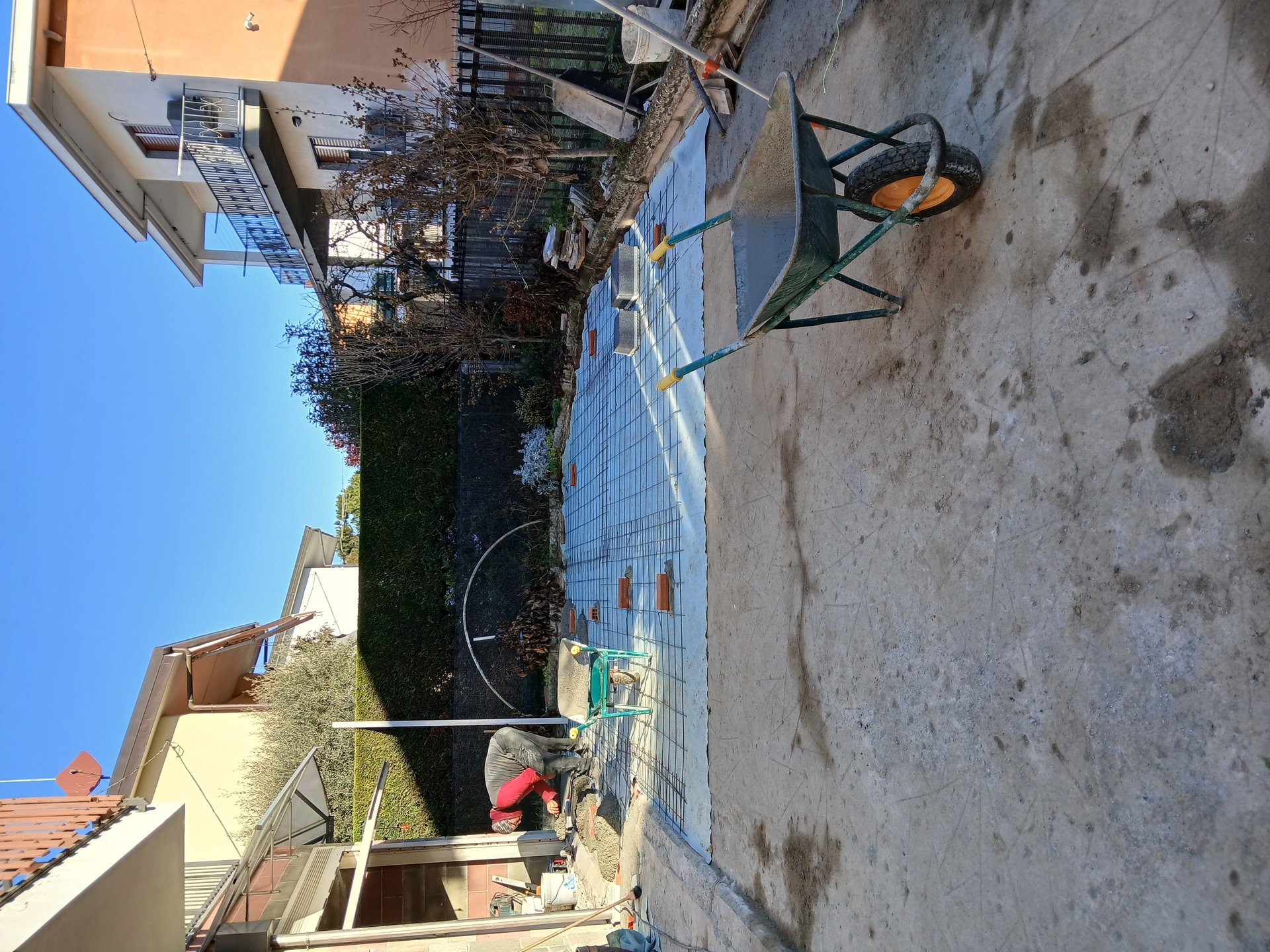 Rifacimento cortile con posa luserna - Settimo Torinese - ReBuild