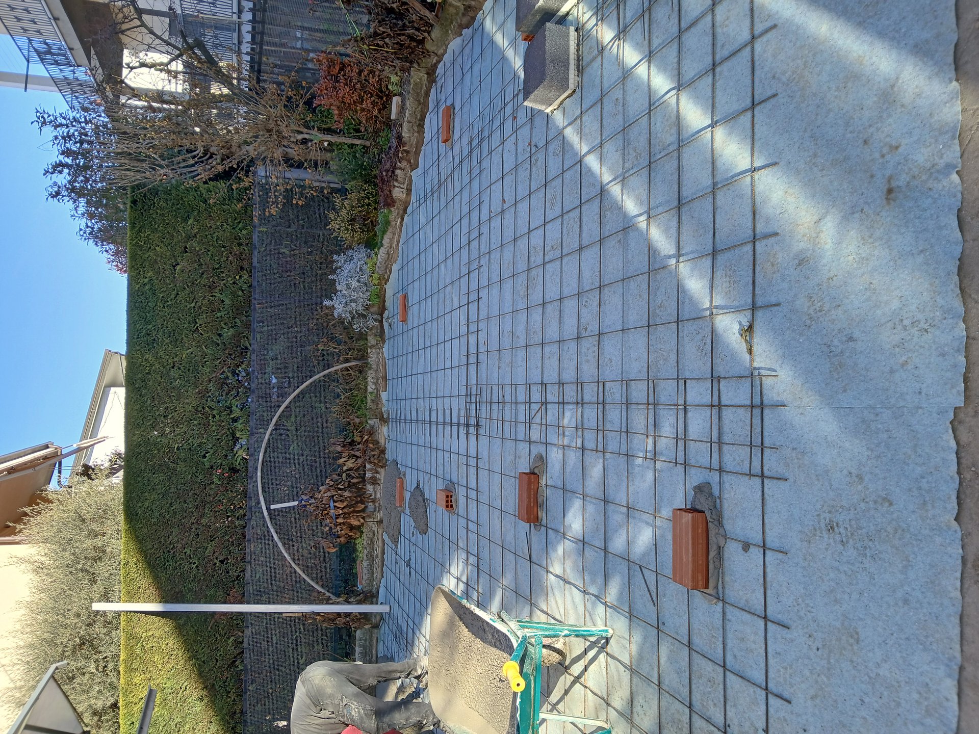 Rifacimento cortile con posa luserna - Settimo Torinese - ReBuild