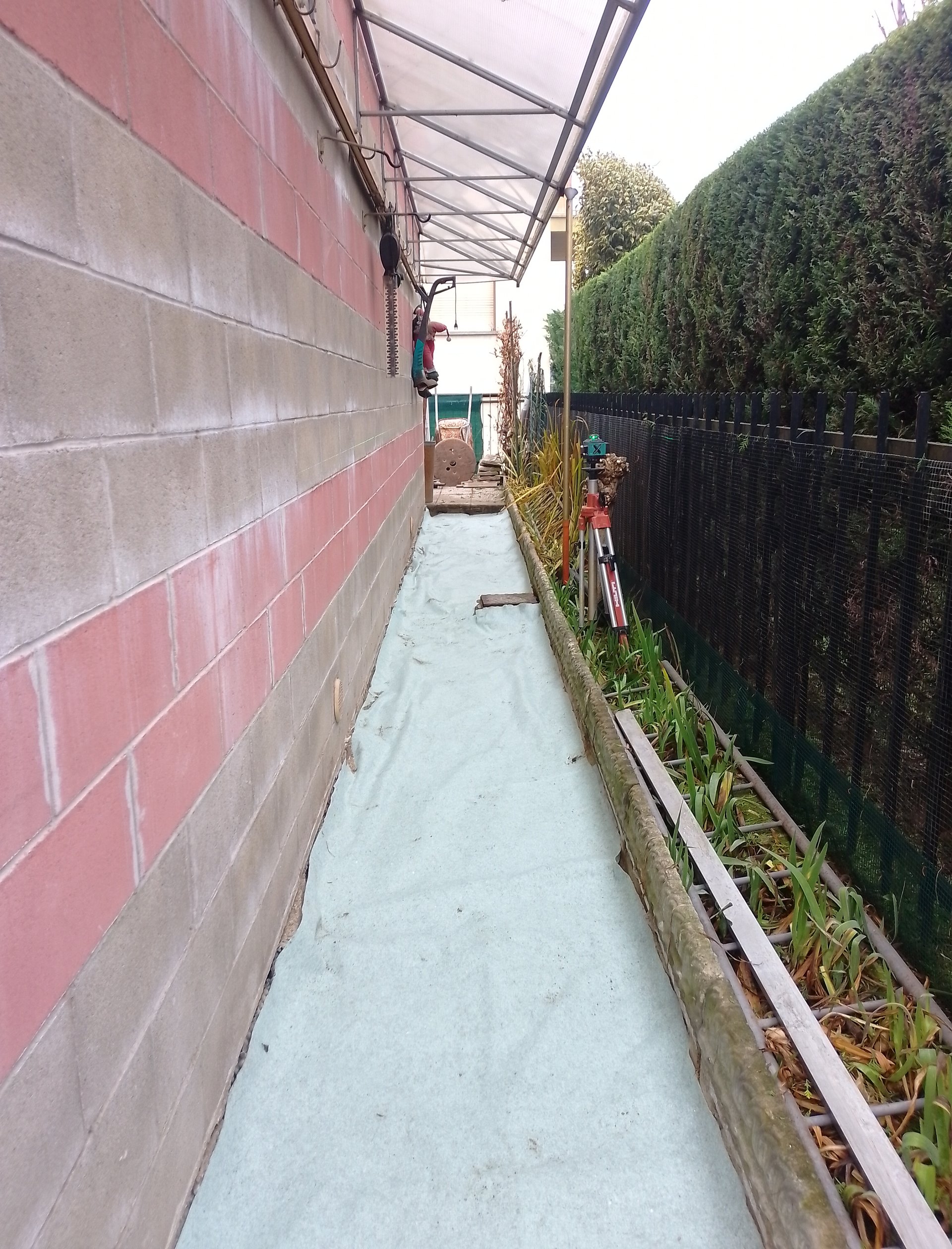 Rifacimento cortile con posa luserna - Settimo Torinese - ReBuild