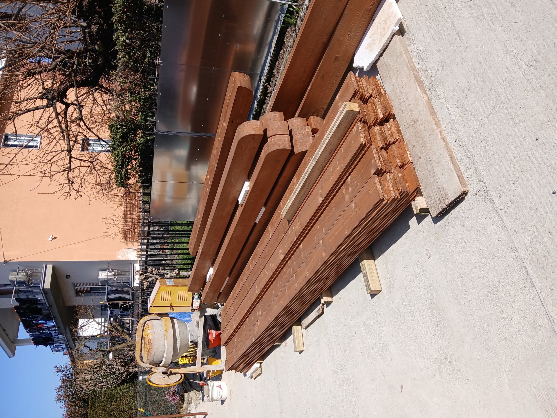 Costruzione tettoia esterna - Settimo Torinese - ReBuild